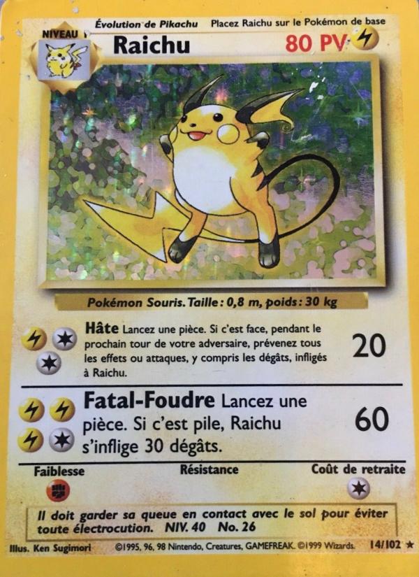 Raichu card
