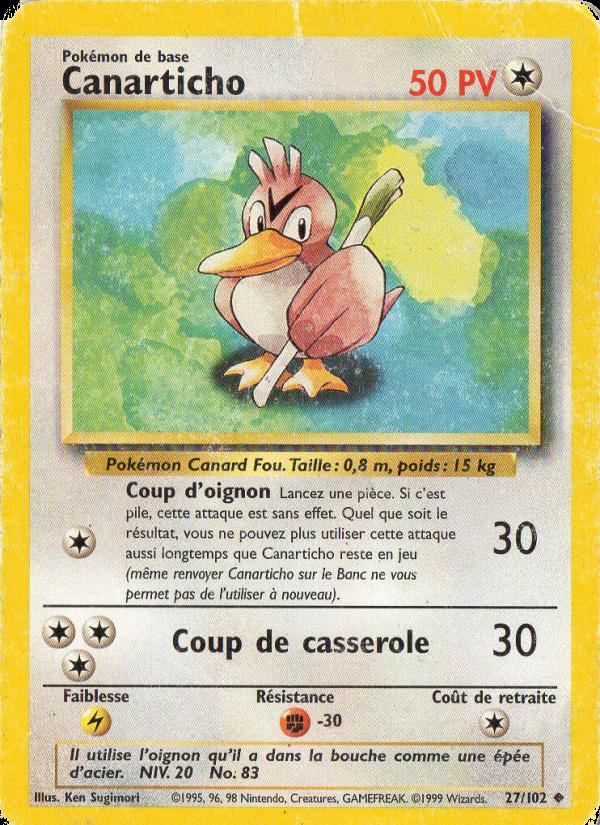 Canarticho card