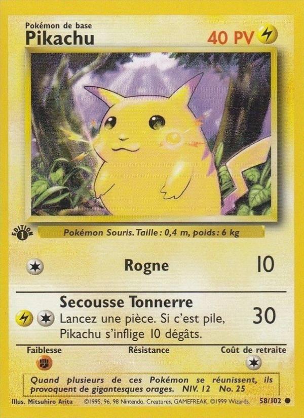 Pikachu card