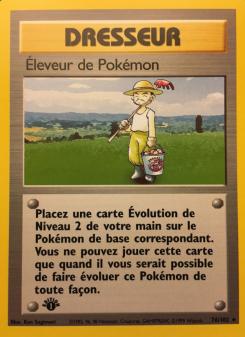 Éleveur de Pokémon card