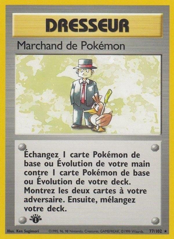 Marchand de Pokémon card