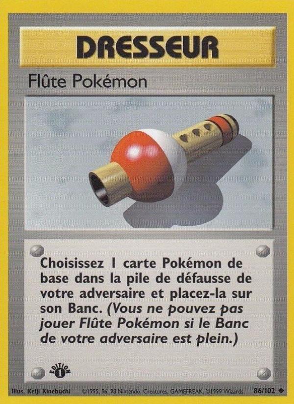 Flûte Pokémon card