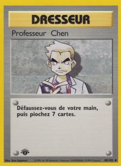 Professeur Chen card