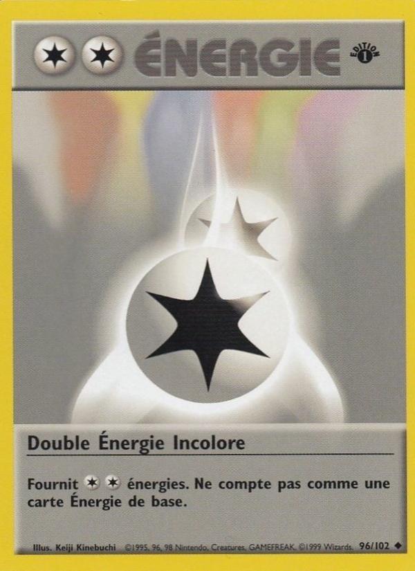 Double Énergie Incolore card