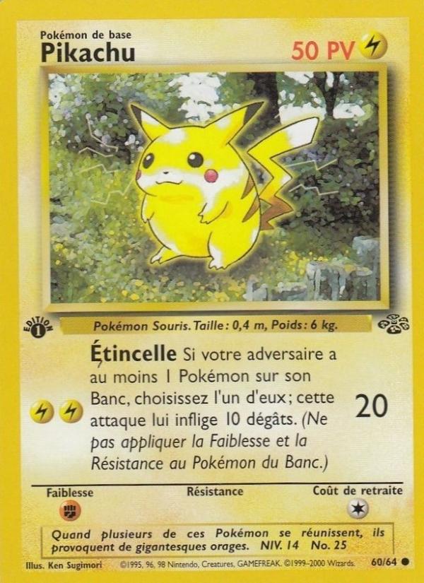 Pikachu card