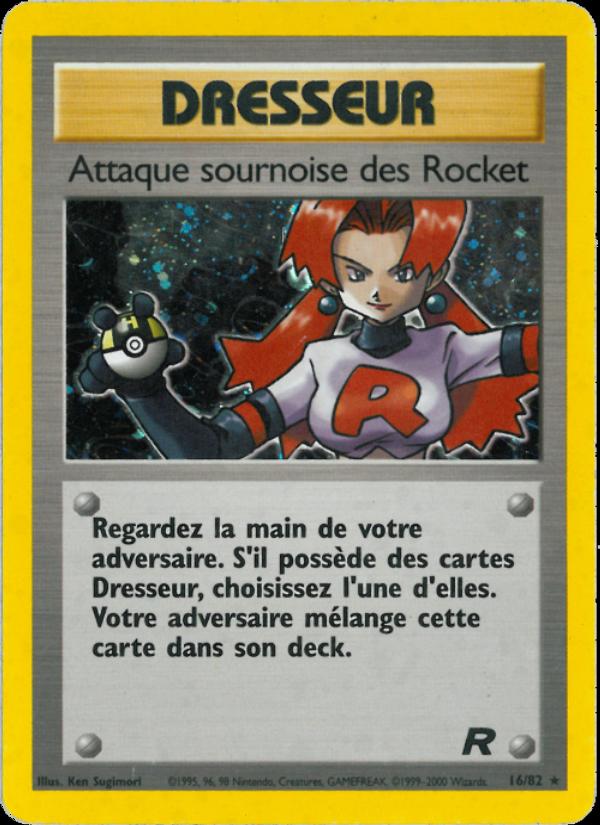 Attaque sournoise des Rocket card