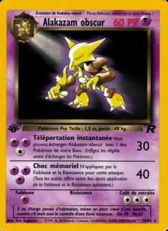 Alakazam obscur card