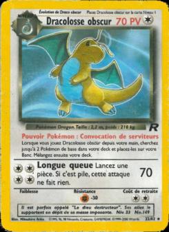 Dracolosse obscur card
