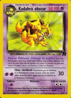 Kadabra obscur card