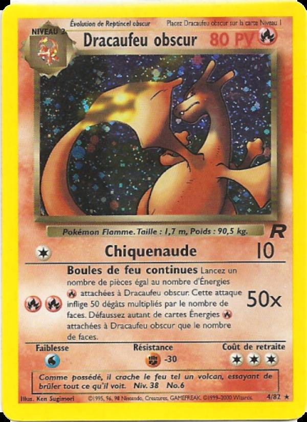 Dracaufeu obscur card