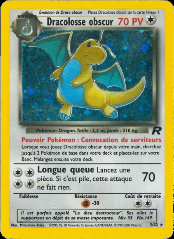Dracolosse obscur card