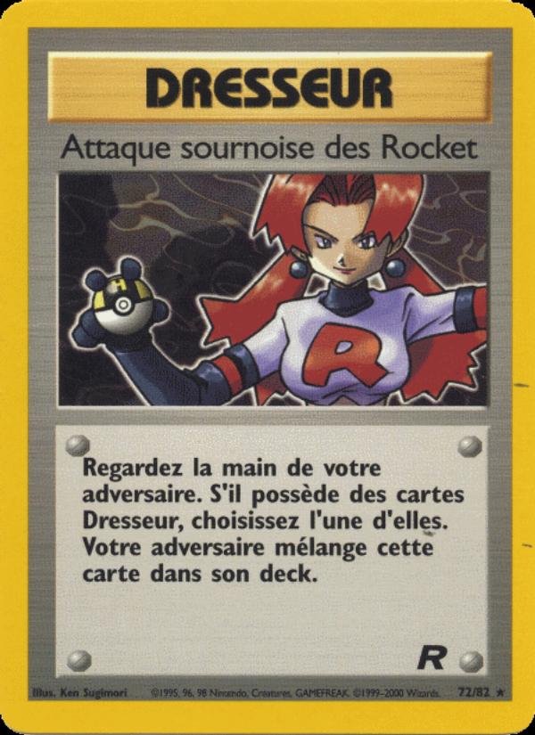 Attaque sournoise des Rocket card