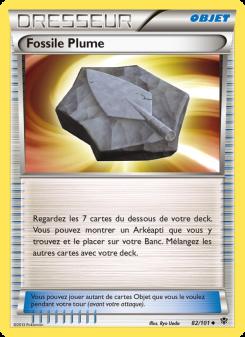 Fossile Plume card