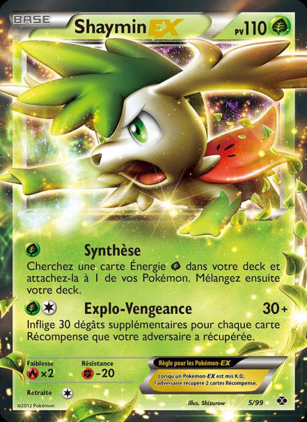 Shaymin-EX card