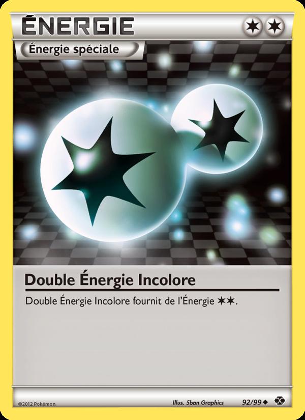 Double Énergie Incolore card