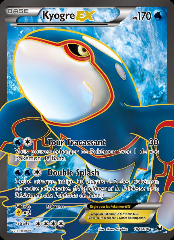 Kyogre-EX card