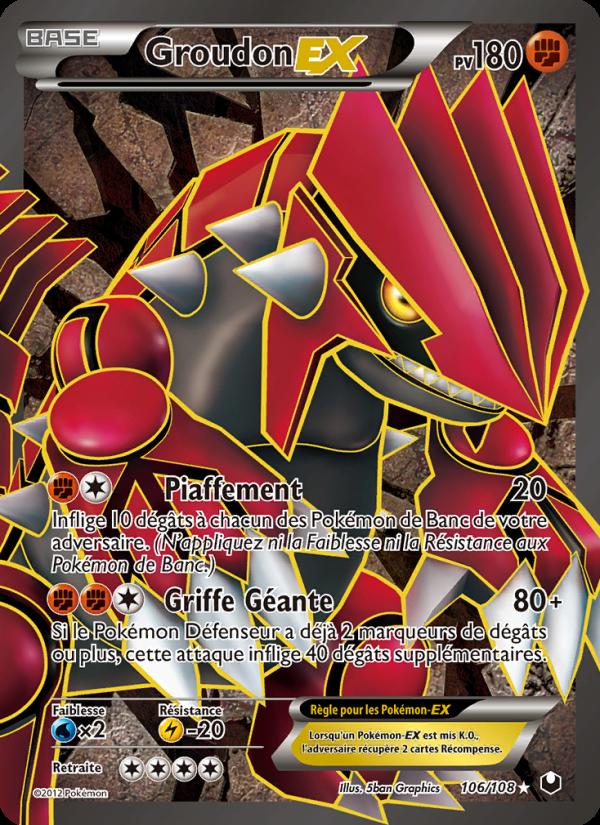 Groudon-EX card