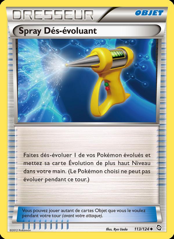 Spray Dés-évoluant card