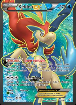 Keldeo EX card