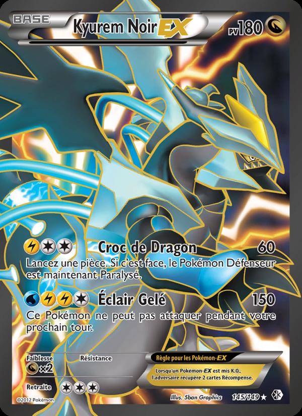 Kyurem Noir-EX card