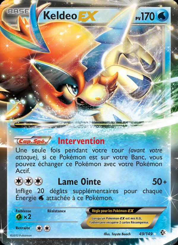 Keldeo EX card