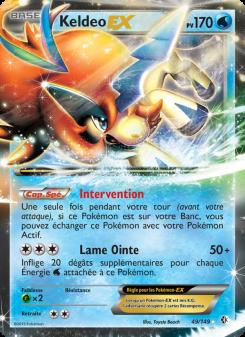 Keldeo EX card