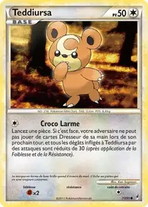 Teddiursa card
