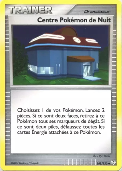 Centre Pokémon de Nuit card