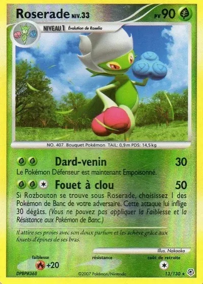 Roserade card