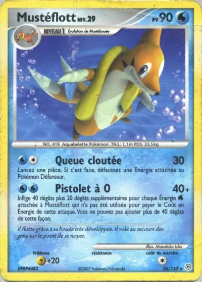 Mustéflott card