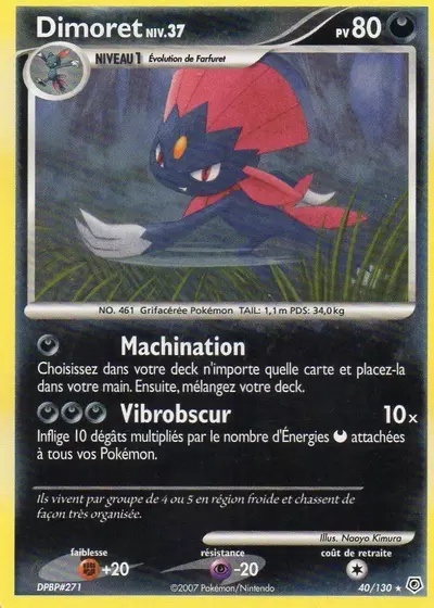Dimoret card