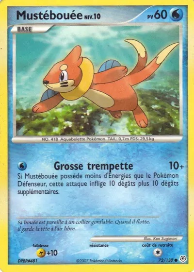 Mustébouée card