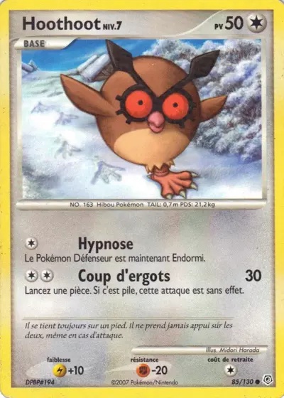 Hoothoot card