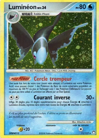 Luminéon card