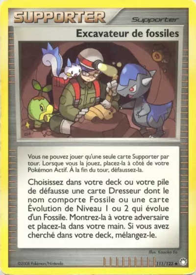 Excavateur de fossiles card