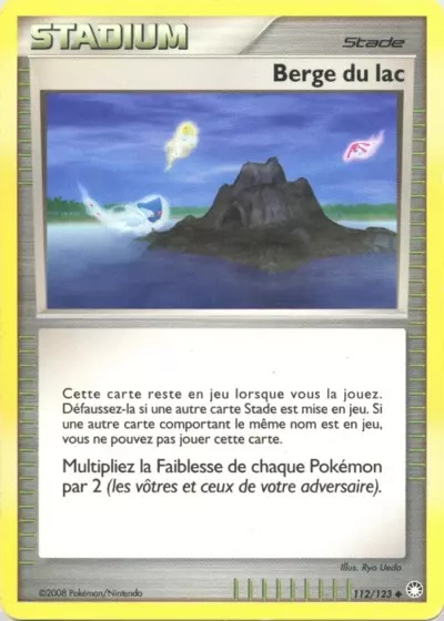 Berge du lac card