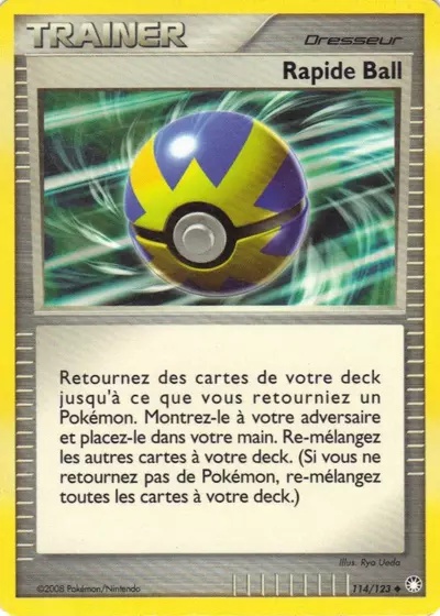 Rapide Ball card