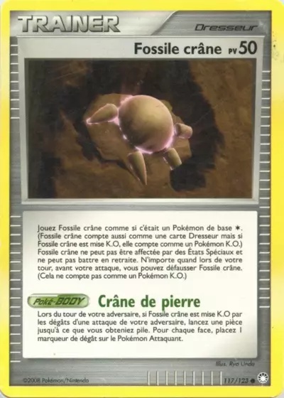 Fossile crâne card