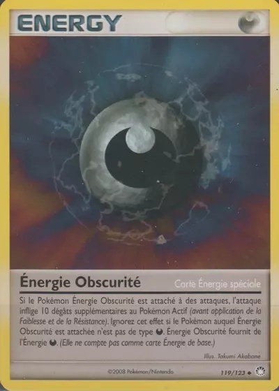 Énergie Obscurité card