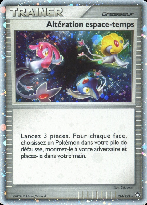 Altération espace-temps card