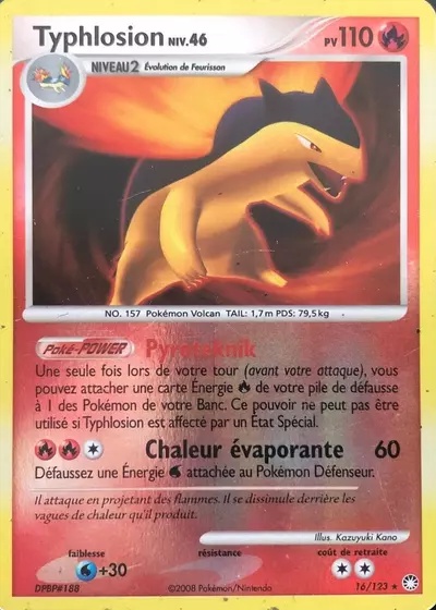 Typhlosion card