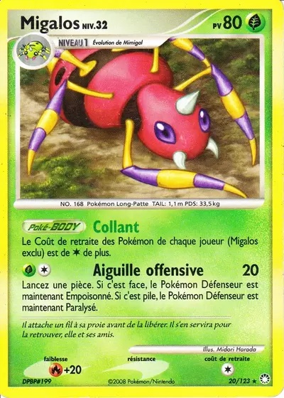 Migalos card