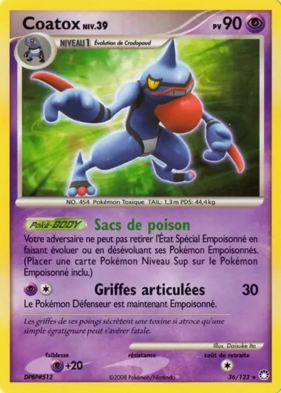 Coatox card