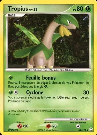 Tropius card