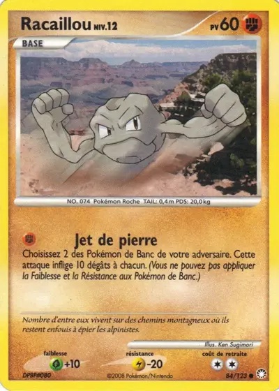 Racaillou card