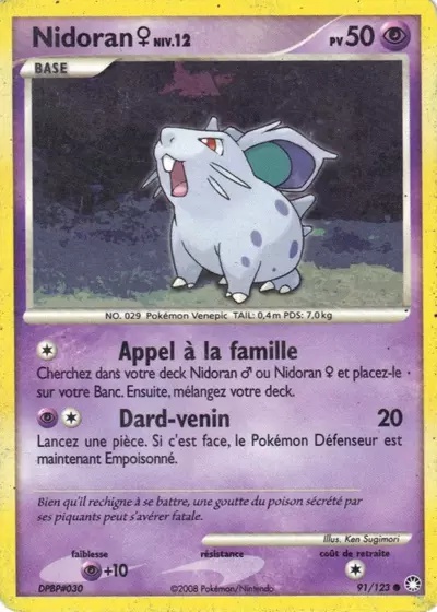 Nidoran♀ card