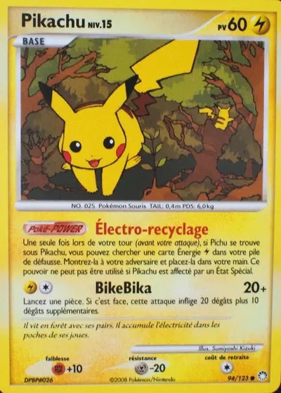 Pikachu card