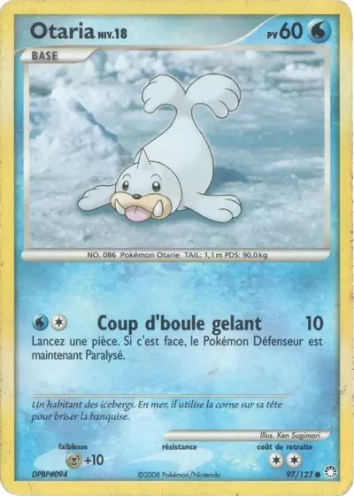 Otaria card