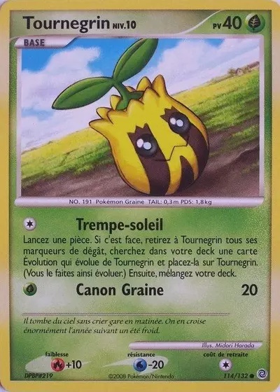 Tournegrin card