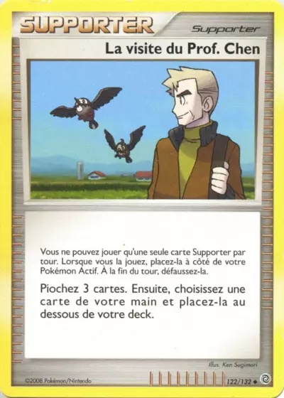 La visite du Prof. Chen card